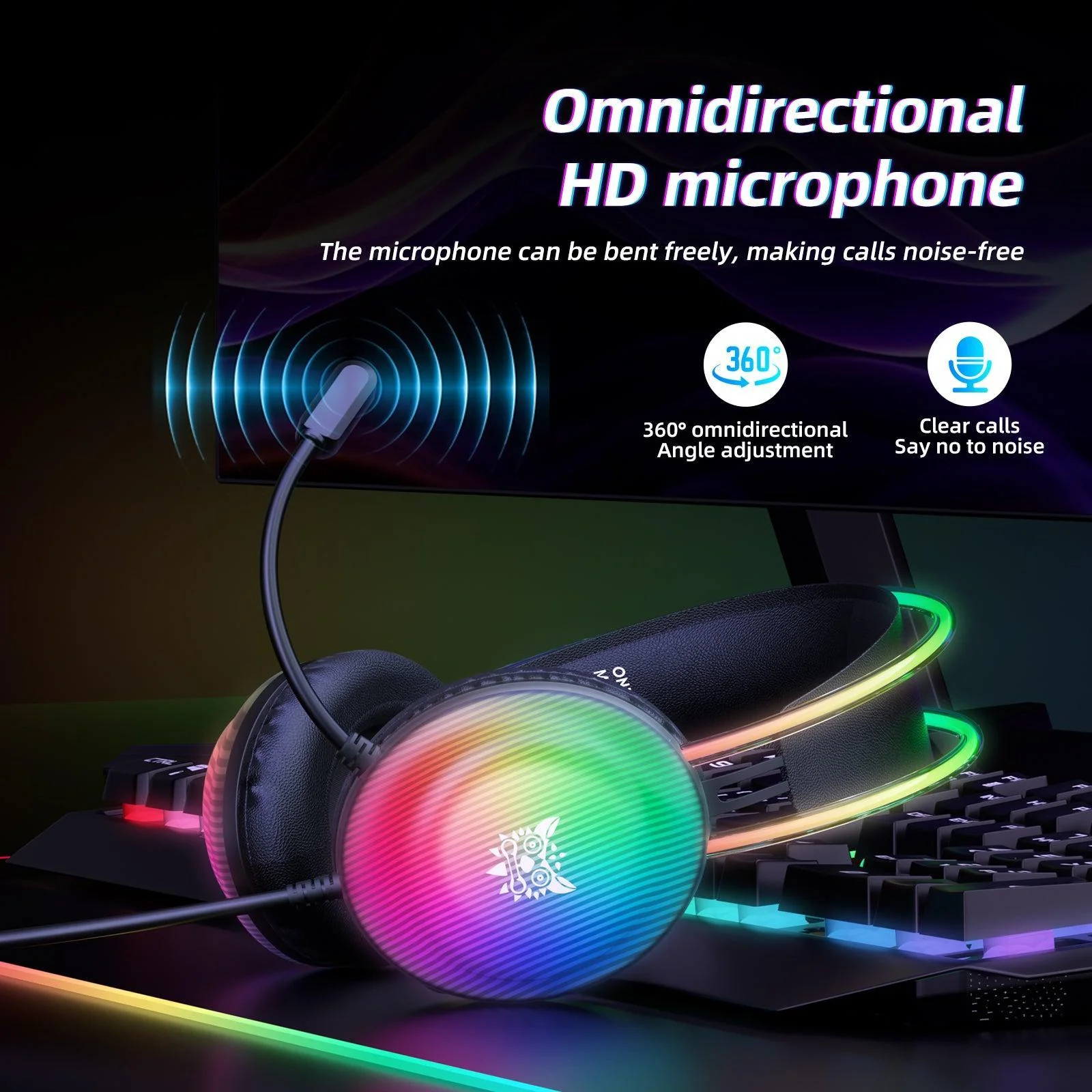 هدست گیمینگ اونیکوما مدل Onikuma X29 Black