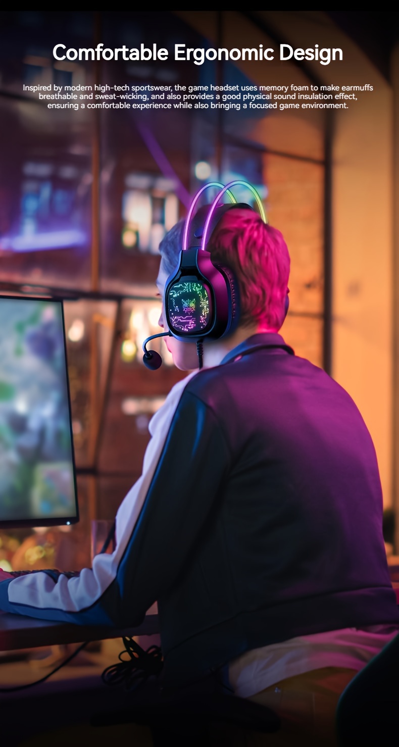 هدست گیمینگ اونیکوما مدل ONIKUMA X20 Pro RGB
