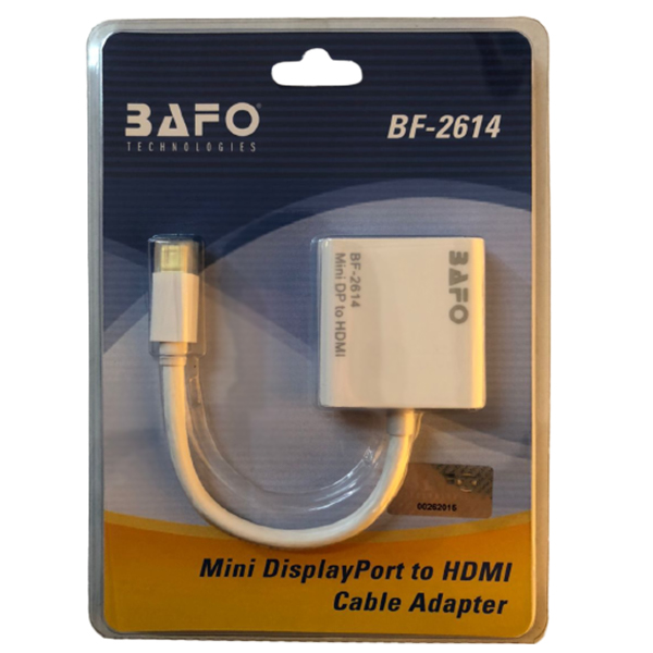 تبدیل Mini DisplayPort به HDMI بافو مدل BF-2614