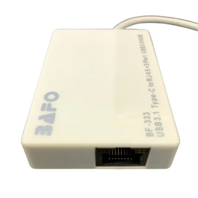 تبدیل USB Type-C به Ethernet و USB 3.0 بافو مدل BF-333