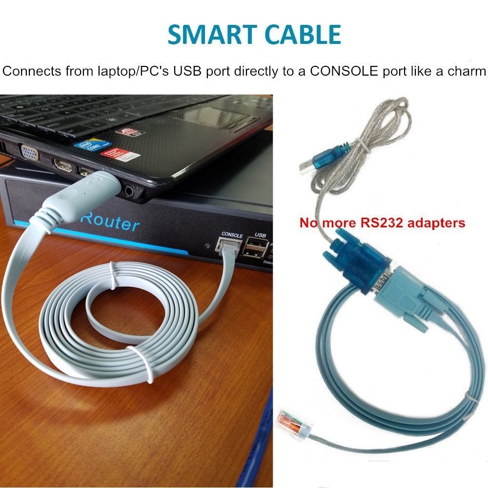 USB to RJ45 Console Cable