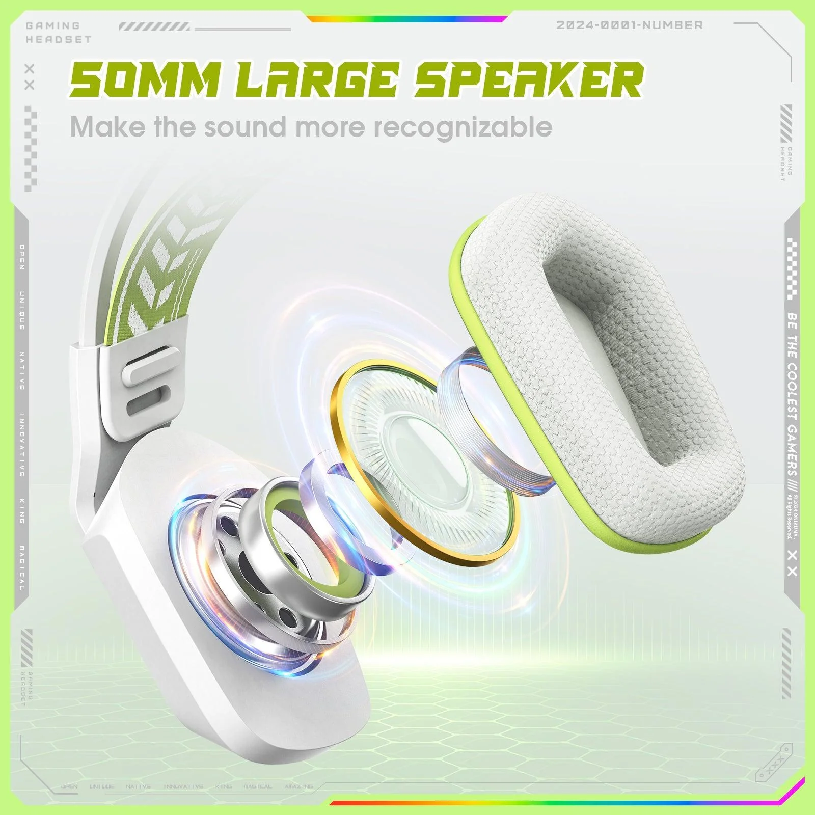 هدست گیمینگ اونیکوما مدل Onikuma X13 RGB