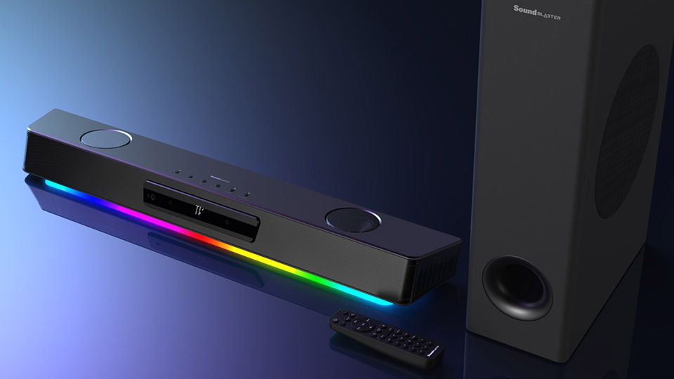 ساندبار گیمینگ کریتیو مدل Creative Sound Blaster Katana V2X