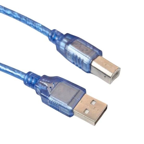 کابل پرینتر USB نوع A به نوع B طول ۳۰ سانتی‌متر