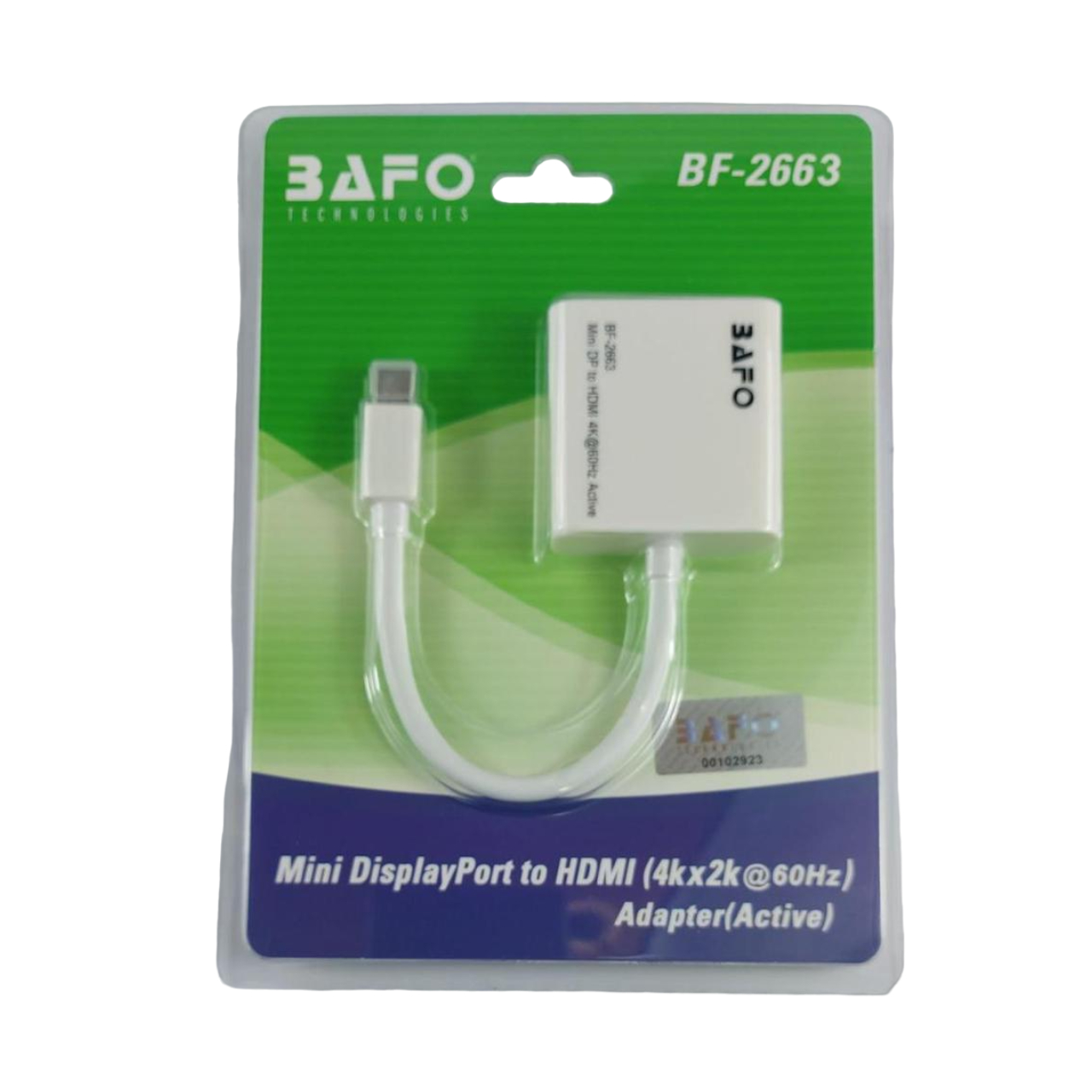 تبدیل اکتیو Mini DisplayPort به HDMI بافو مدل BF-2663 با رزولوشن 4K