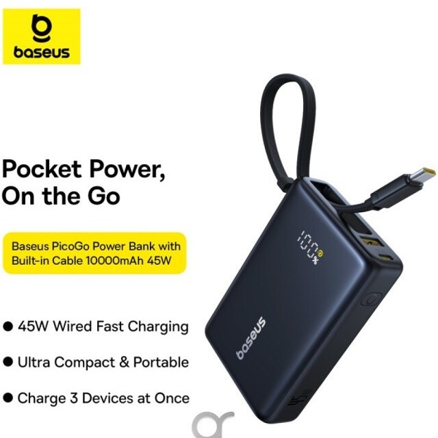 Baseus PicoGo 10000mAh 45W Power Bank