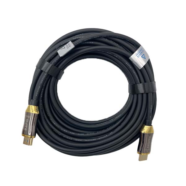 کابل HDMI 2.1 اپتیکال بافو طول 10 متر با پشتیبانی از رزولوشن 8K