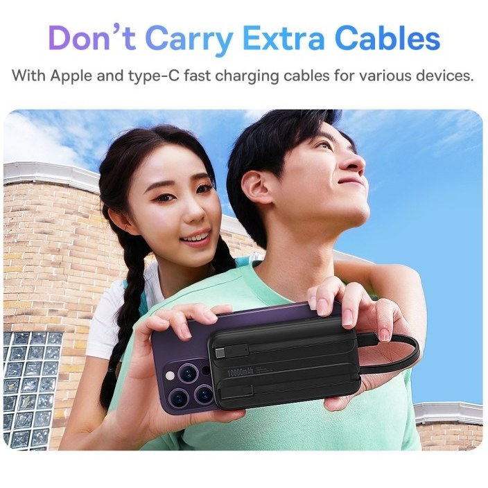 Baseus Comet 10000mAh 22.5W Dual-Cable Power Bank