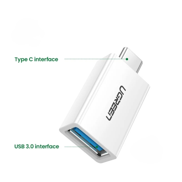 تبدیل OTG تایپ سی به USB یوگرین مدل US173