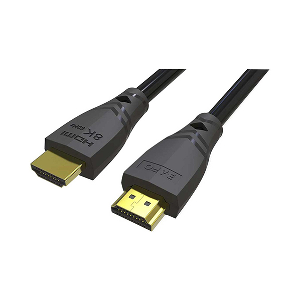 کابل HDMI 2.1 بافو طول 2متر با پشتیبانی از رزولوشن 8K