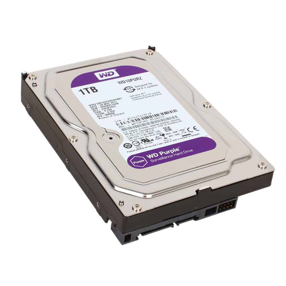 هارد اچ دی دی اینترنال وسترن مدل WD Purple با ظرفیت 1 ترابایت