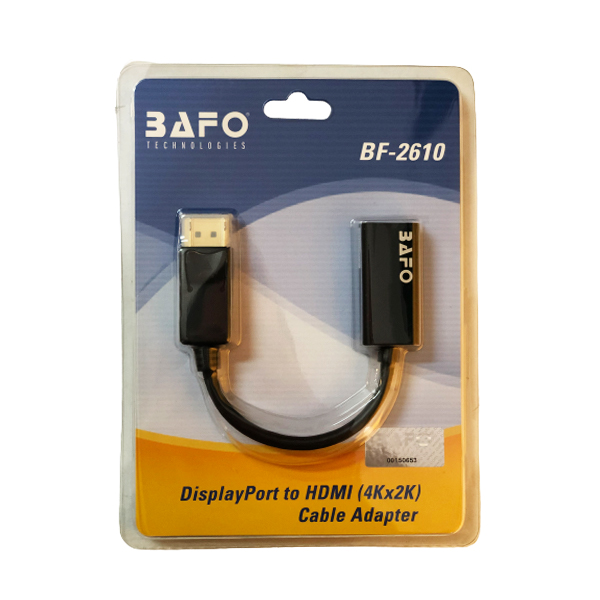 تبدیل DisplayPort به HDMI بافو مدل BF-2610