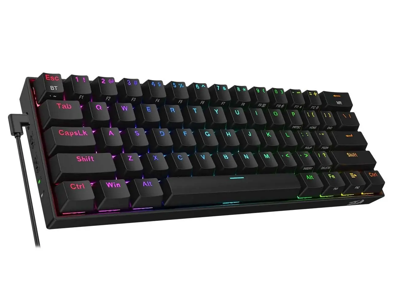 کیبورد مکانیکی گیمینگ ردراگون مدل Draconic K530 Pro RGB با سوئیچ قهوه‌ای