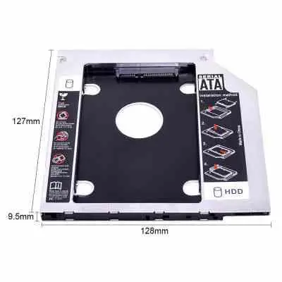 9.5mm Laptop HDD SSD Caddy Bracket