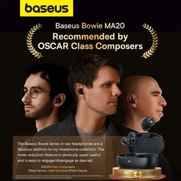 Baseus Bowie MA20 ANC True Wireless Earphones