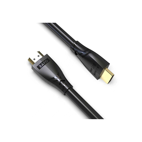 کابل HDMI 2.1 بافو طول 2متر با پشتیبانی از رزولوشن 8K