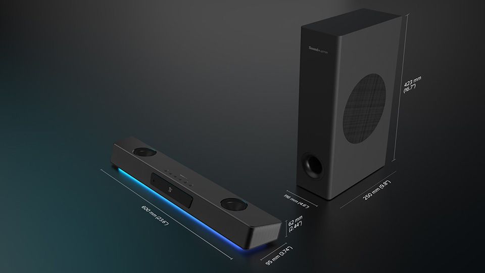 ساندبار گیمینگ کریتیو مدل Creative Sound Blaster Katana V2X