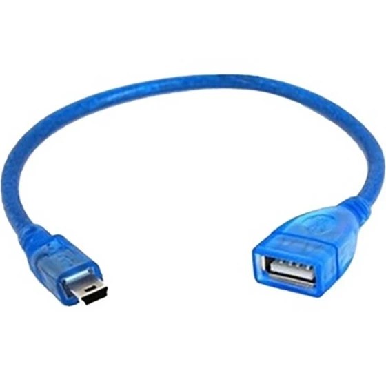 Glass Mini USB to USB Female Cable