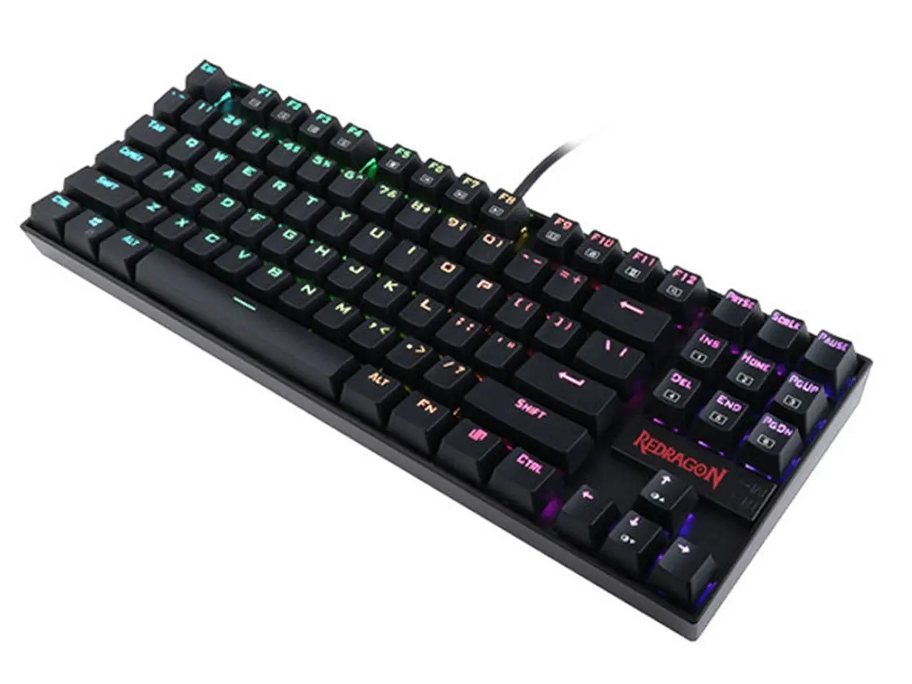 کیبورد مکانیکی ردراگون مدل Redragon Kumara K552 RGB ‌Black سوئیچ قرمز