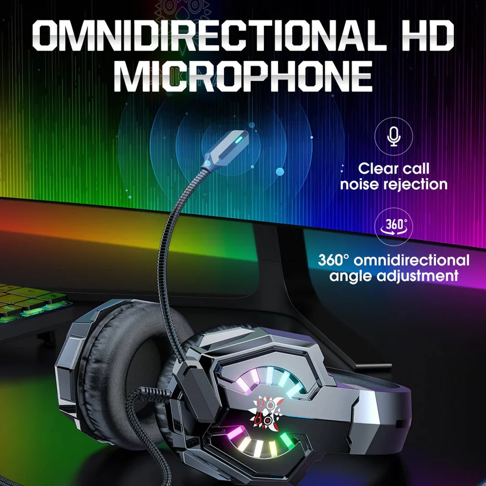 هدست گیمینگ اونیکوما مدل Onikuma X32 RGB Gaming