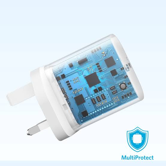 شارژر دیواری انکر مدل B2347 ظرفیت 20 وات به همراه کابل USB-C