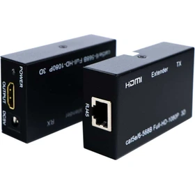 افزایش طول HDMI تحت شبکه DTECH تا 60 متر cat6 cat 5e