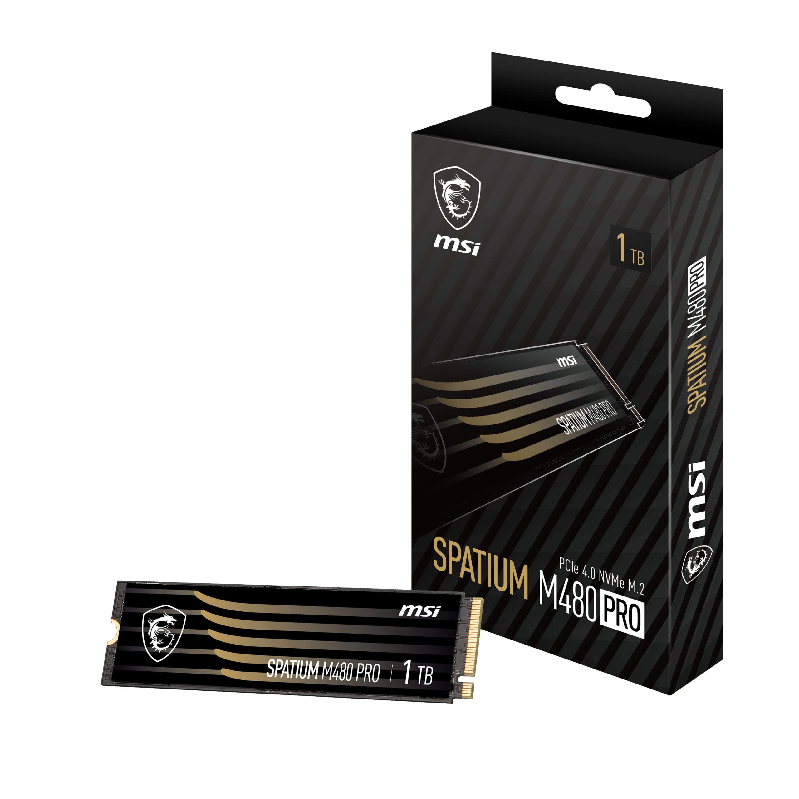 هارد اس اس دس ام اس آی مدل spatium m480pro pcie 4.0 nvme m.2 1tb