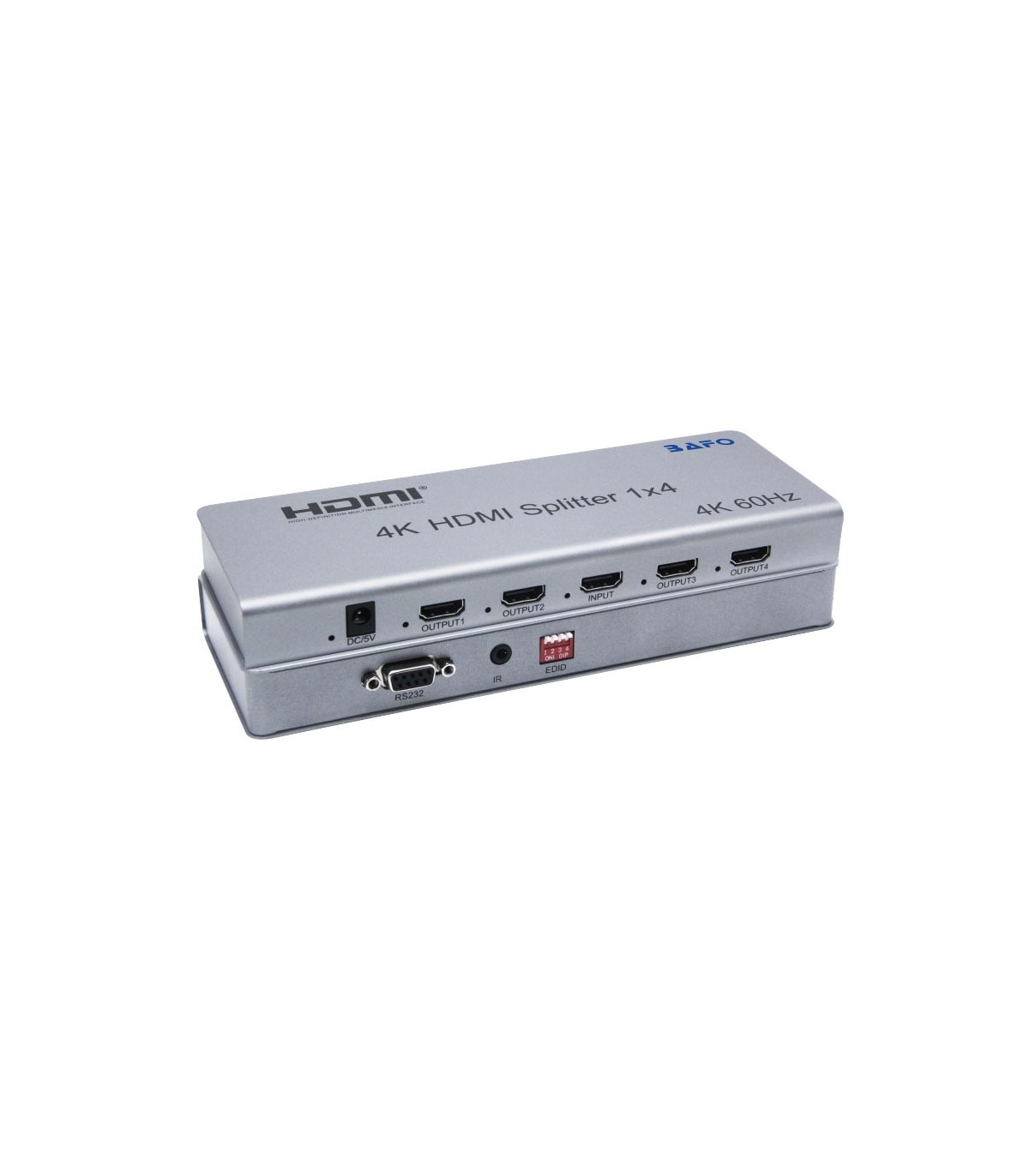اسپلیتر HDMI یک به چهار بافو مدل BF-H134 با رزولوشن 4K