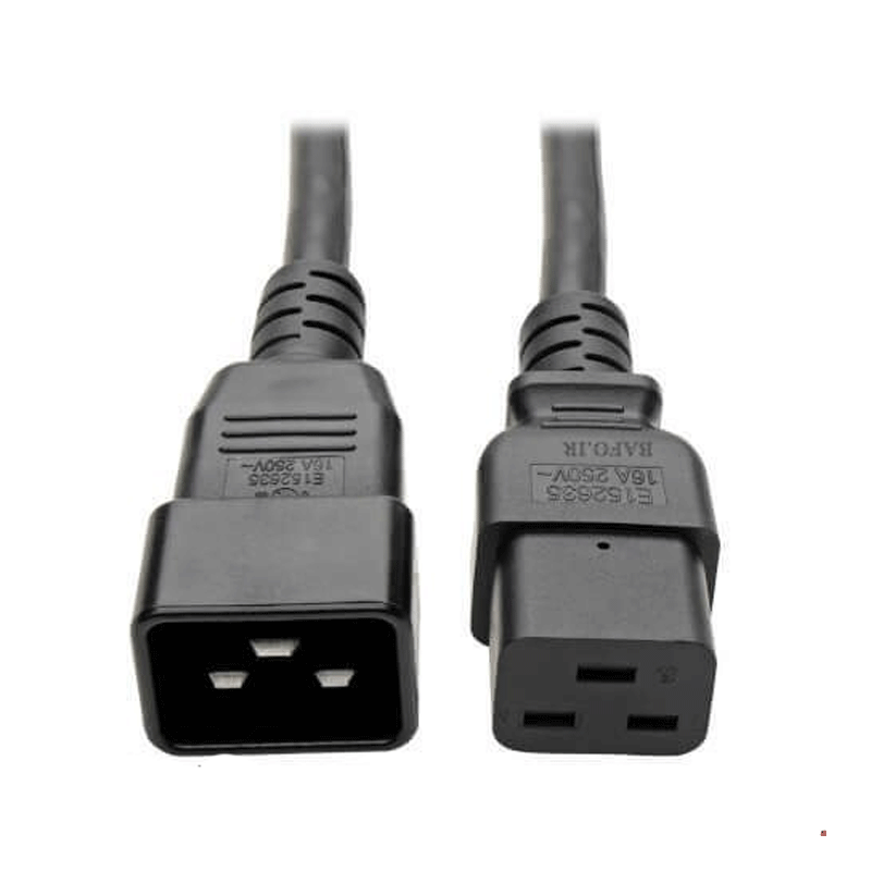 کابل برق بک تو بک {3x1.5 mm} بافو مدل C20-C19  طول 3 متر