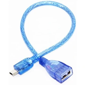 کابل تبدیل Mini USB به مادگی USB (طول 20 سانتیمتر)
