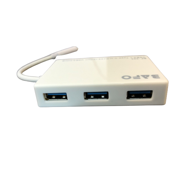 تبدیل USB Type-C به Ethernet و USB 3.0 بافو مدل BF-333
