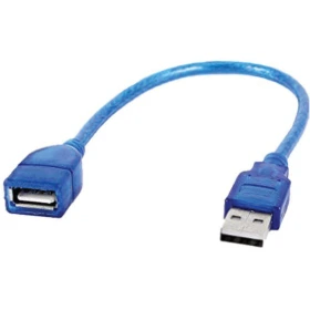 کابل افزایش USB2 DTECH با طول 30 سانتی‌متر