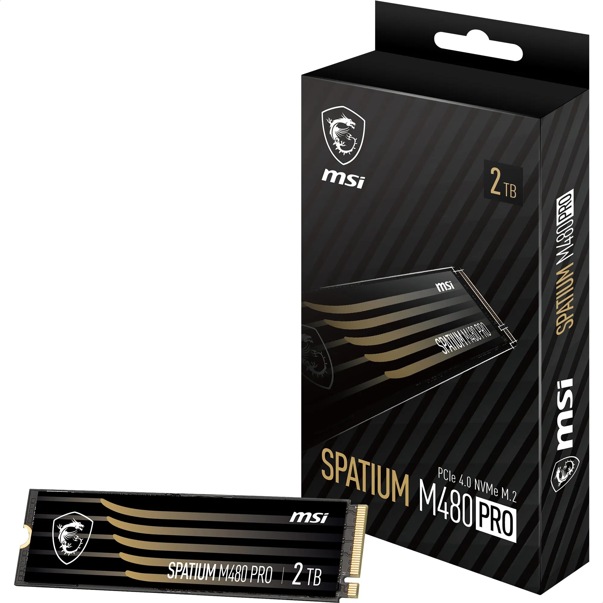 هارد اس اس دی ام اس آی مدل spatium m480pro pcie 4.0 nvme m.2 2tb