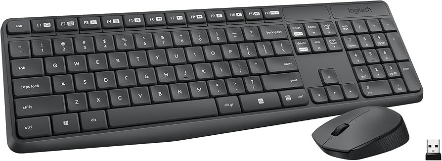 ماوس و کیبورد لاجیتک MK235 بی سیم