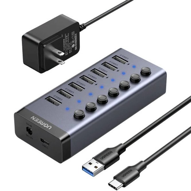 هاب 7 پورت 3.0 USB یوگرین مدل CM481-90307