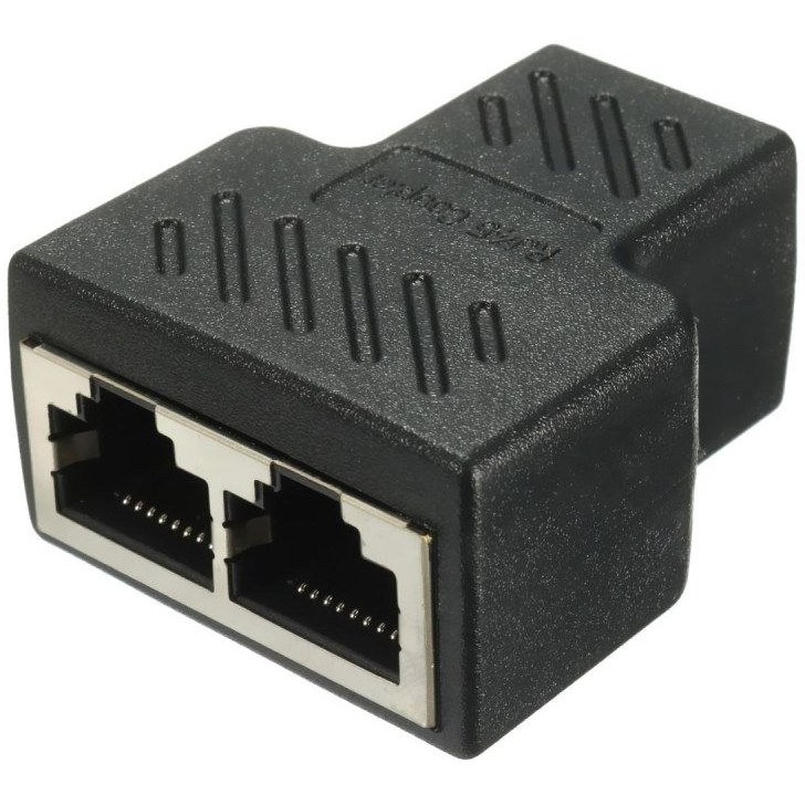 تبدیل ۱ به ۲ شبکه RJ45 فلزی STFP برند دیتک
