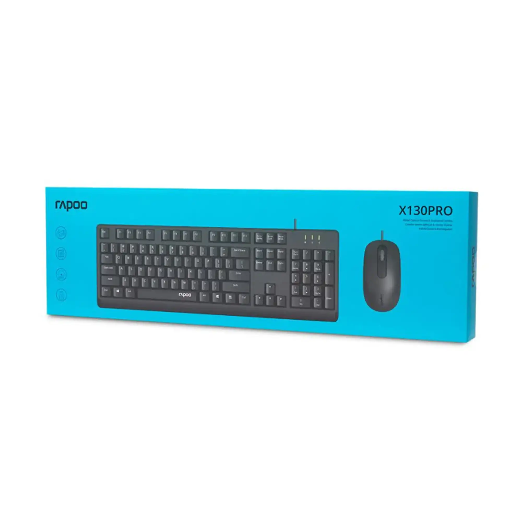 کیبورد و ماوس باسیم رپو مدل X130Pro