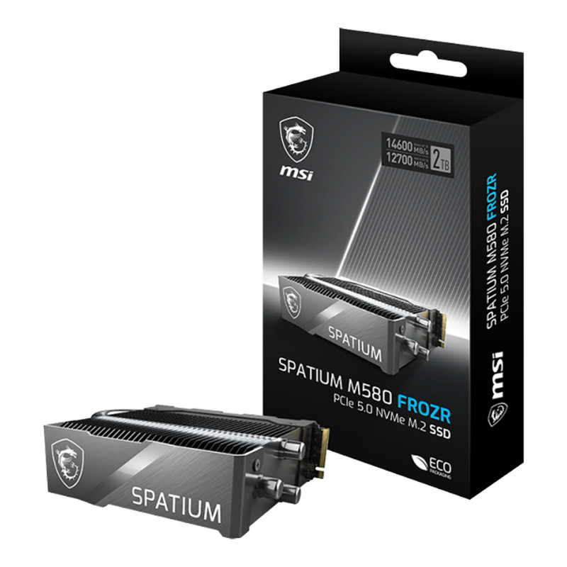 هارد اس اس دی ام اس آی مدل spatium m580 pcie 5.0 nvme m.2 2tb frozr