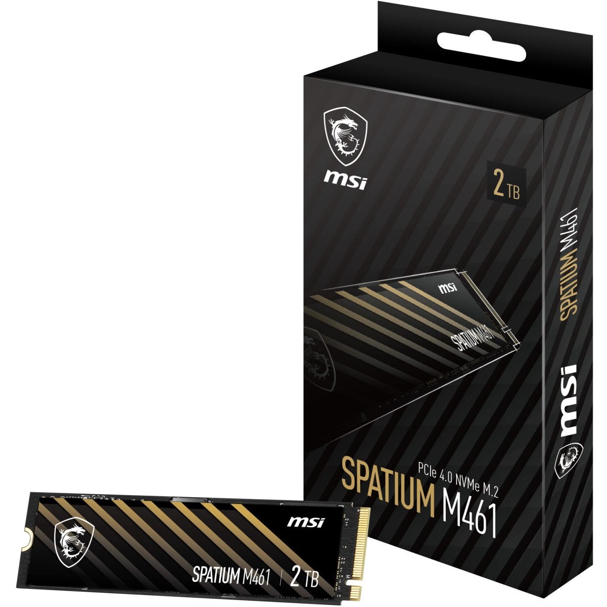 هارد اس اس دی ام اس آی مدل spatium m461 pcie 4.0 nvme m.2 2tb