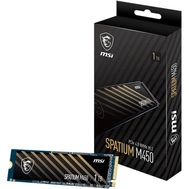 هارد اس اس دی ام اس آی مدل spatium m450 pcie 4.0 nvme m.2 1t