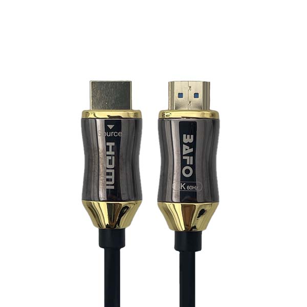 کابل HDMI 2.1 اپتیکال بافو طول 30 متر با پشتیبانی از رزولوشن 8K