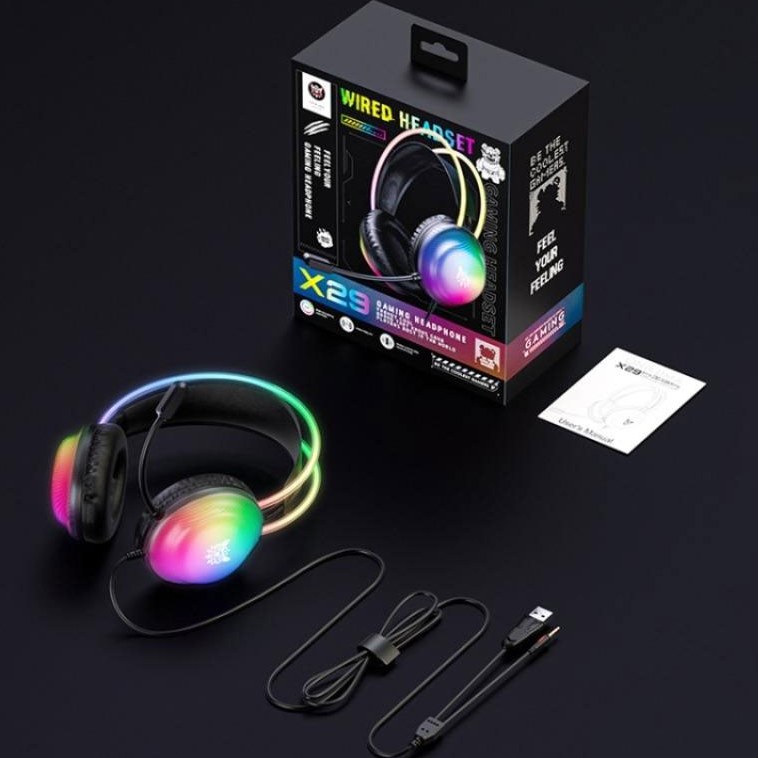 هدست گیمینگ اونیکوما مدل Onikuma X29 Black