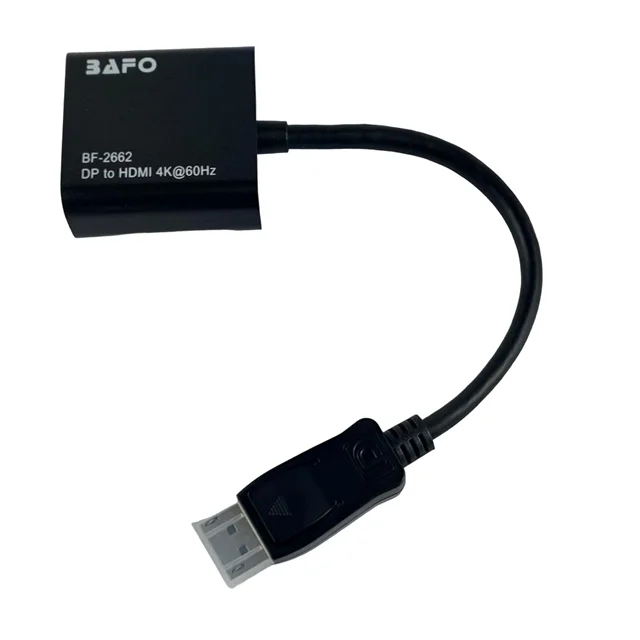 تبدیل اکتیو DisplayPort به HDMI بافو مدل BF-2661 با رزولوشن 4K