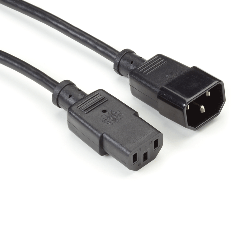 کابل برق بک تو بک {3x1 mm} بافو مدل C14-C13  طول 0.8 متر