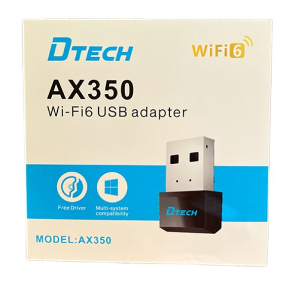 کارت شبکه وایرلس DTECH مدل AX350 سرعت ۳۰۰ مگابایت