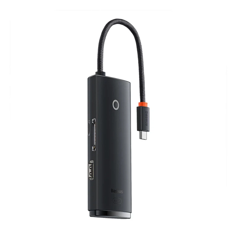 هاب USB-C شش پورت بیسوس مدل WKQX050001