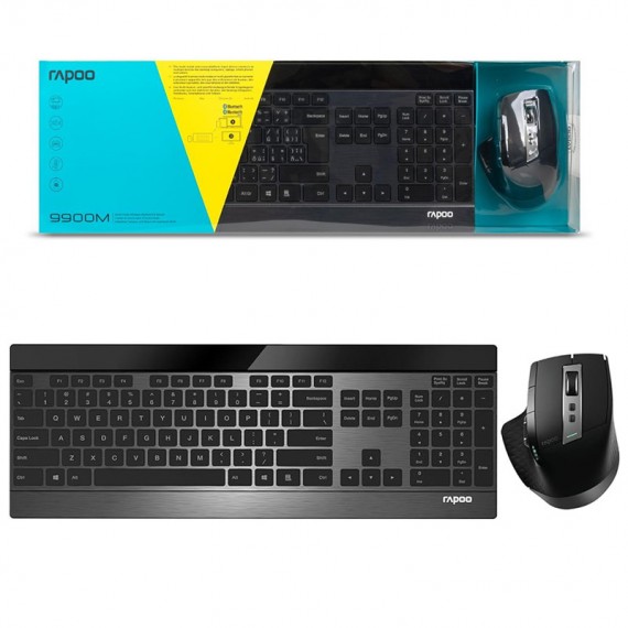 ماوس کیبورد وایرلس (بی سیم) رپو مدل 9900M