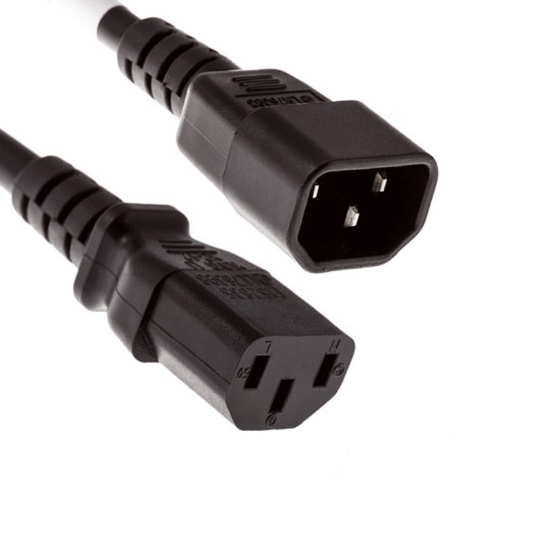 کابل برق بک تو بک {3x1.5 mm} بافو مدل C14-C13 طول 1.2 متر