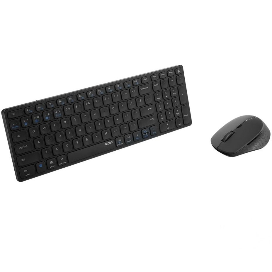 کیبورد و ماوس وایرلس رپو مدل Rapoo 9350 Multi Mode (Bluetooth & Wireless)