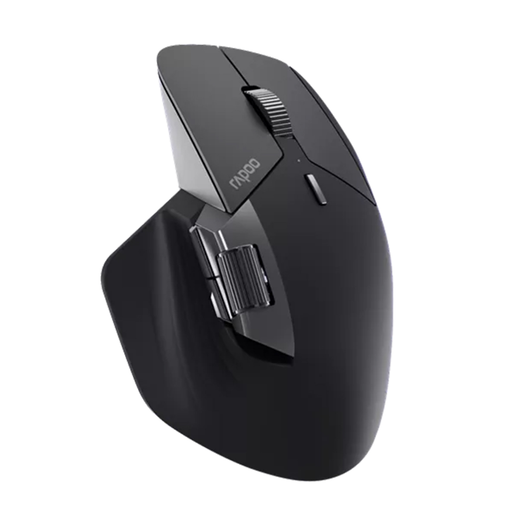 ماوس وایرلس رپو مدل Rapoo MT760M Multi-mode Wireless Ergonomic Optical Mouse